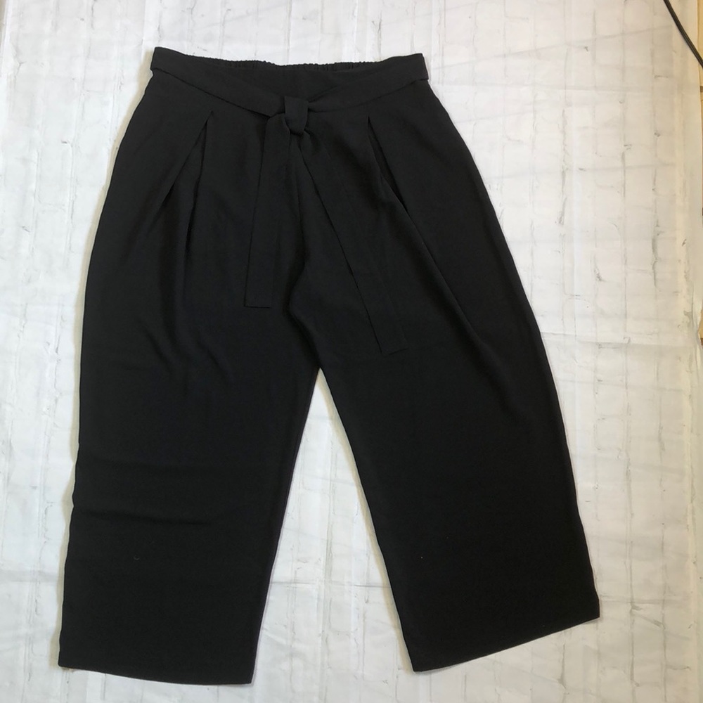 Arianna by Howards Black Crop Pant Belt L/XL